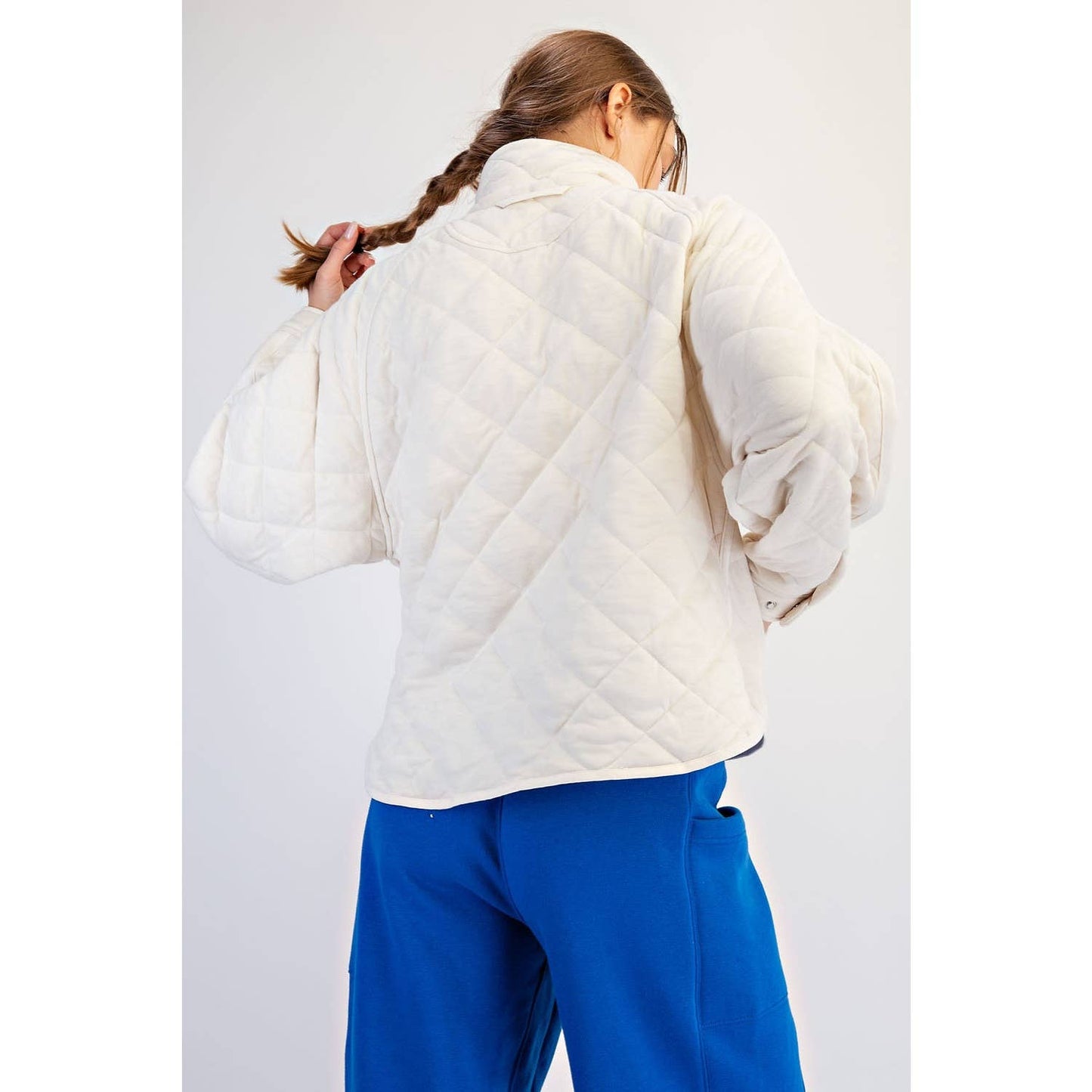 EVERYDAY QUILTED SNAP JACKET