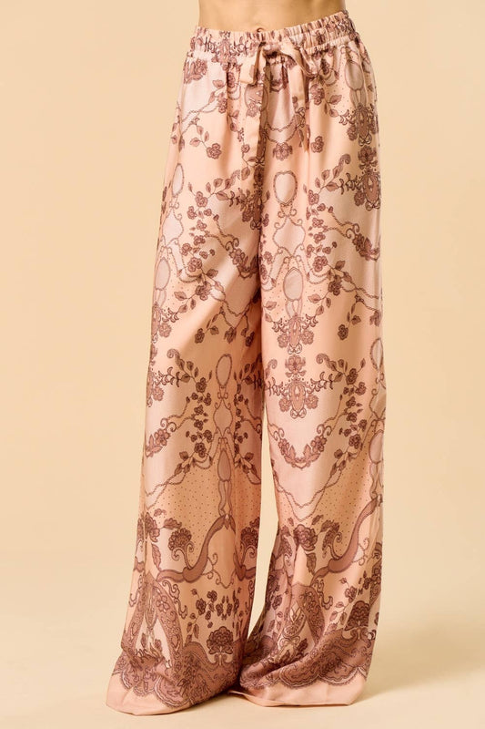 ILP4870 Silky Printed Pants