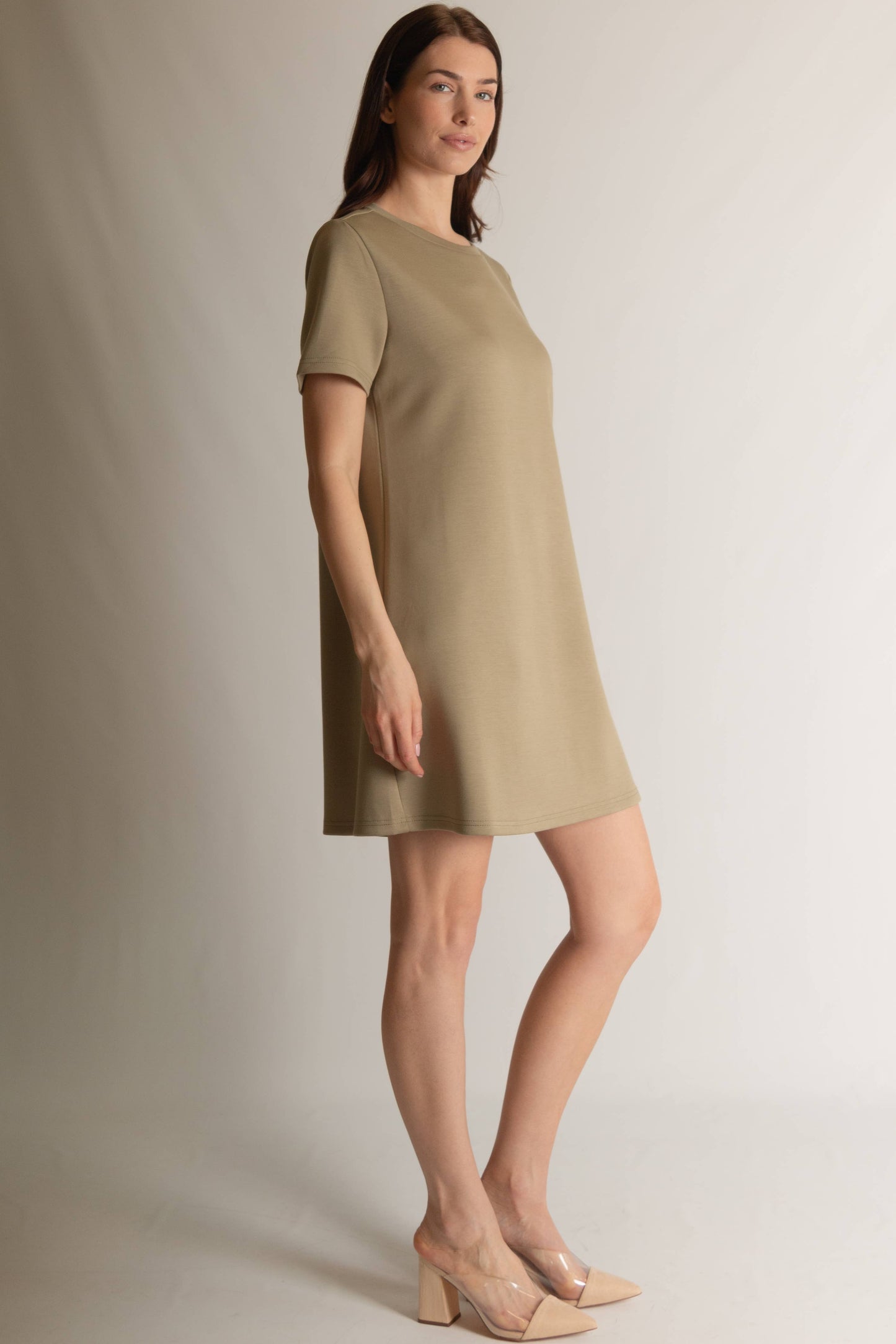 P. CILL Butter Modal Short Sleeve Dress