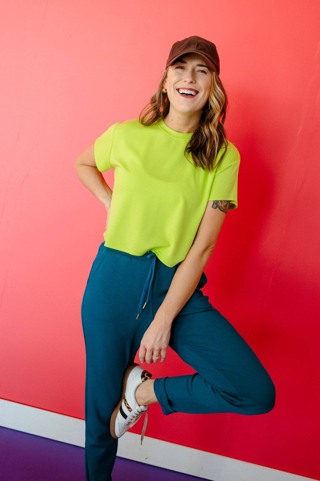 [Ellevate Basics] Essential Active Boxy Tee