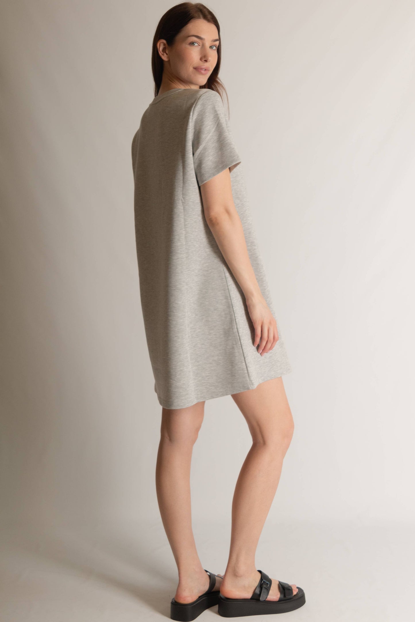 P. CILL Butter Modal Short Sleeve Dress