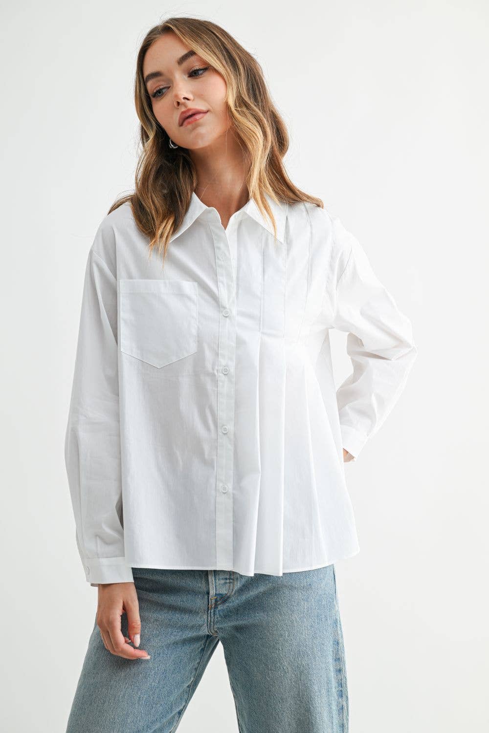 Josh Top with Pleating