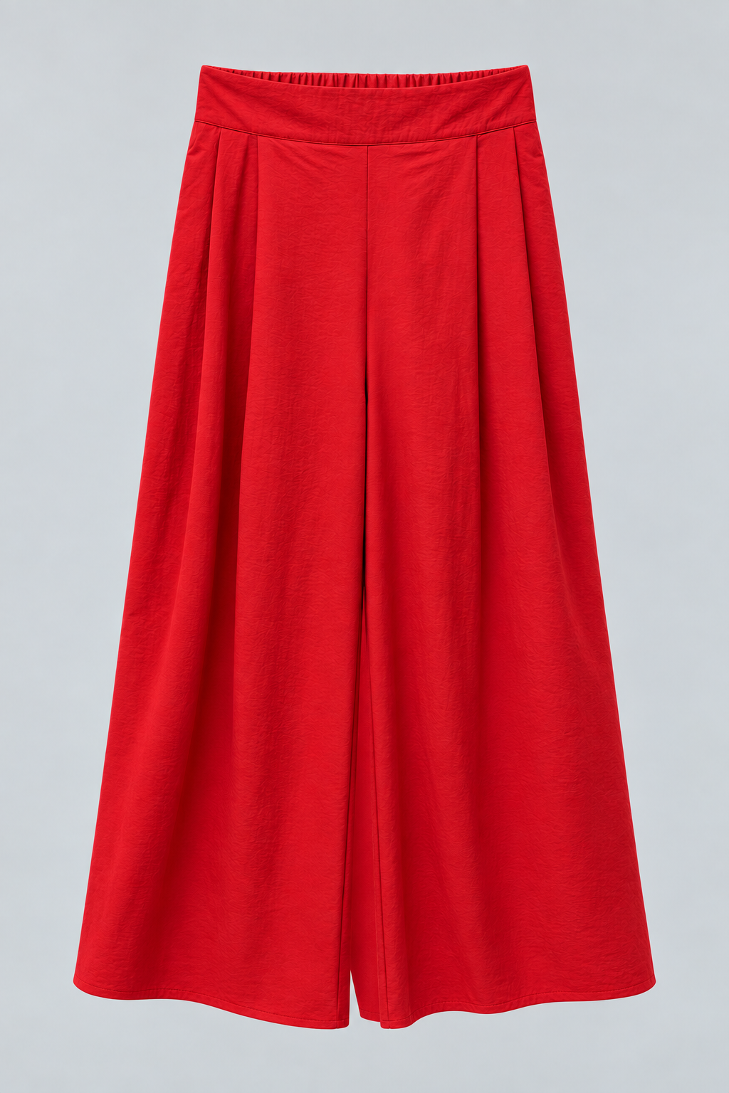 Sandy Premium Poplin Two-Piece Set – Hi-Lo Top & Wide-Leg Pants (#WT61041 & WP61042)