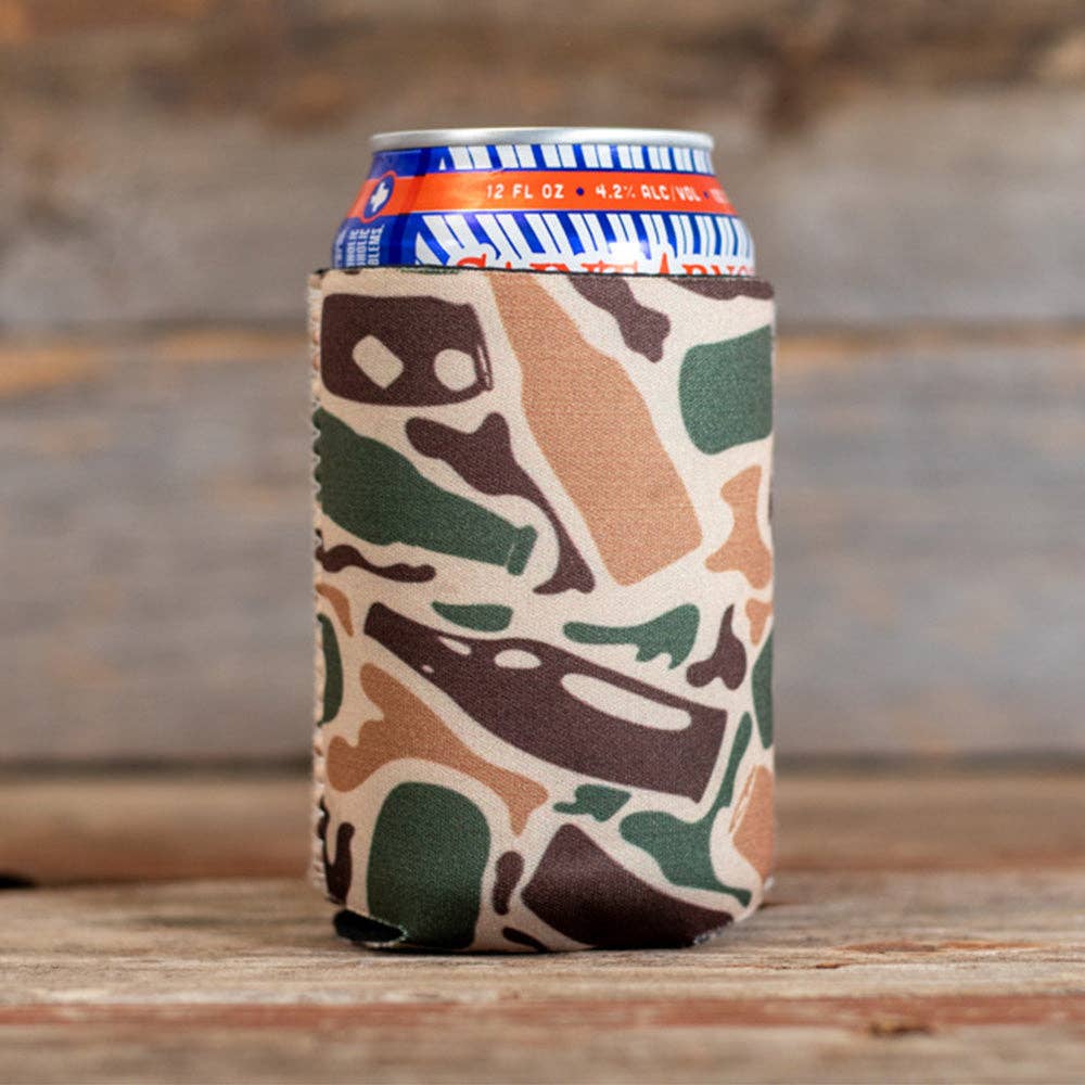Neoprene Can Hugger - Backwoods Camo