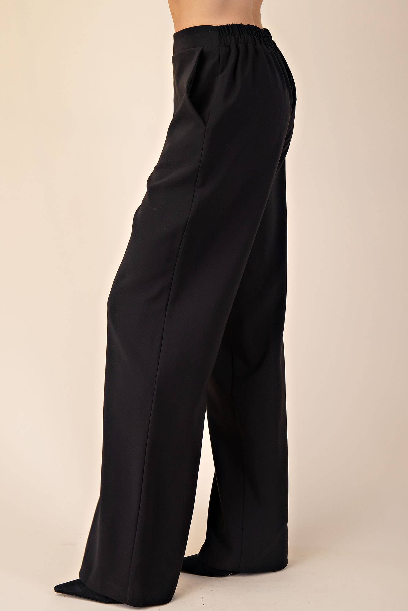 High Rise Wide Leg Pants