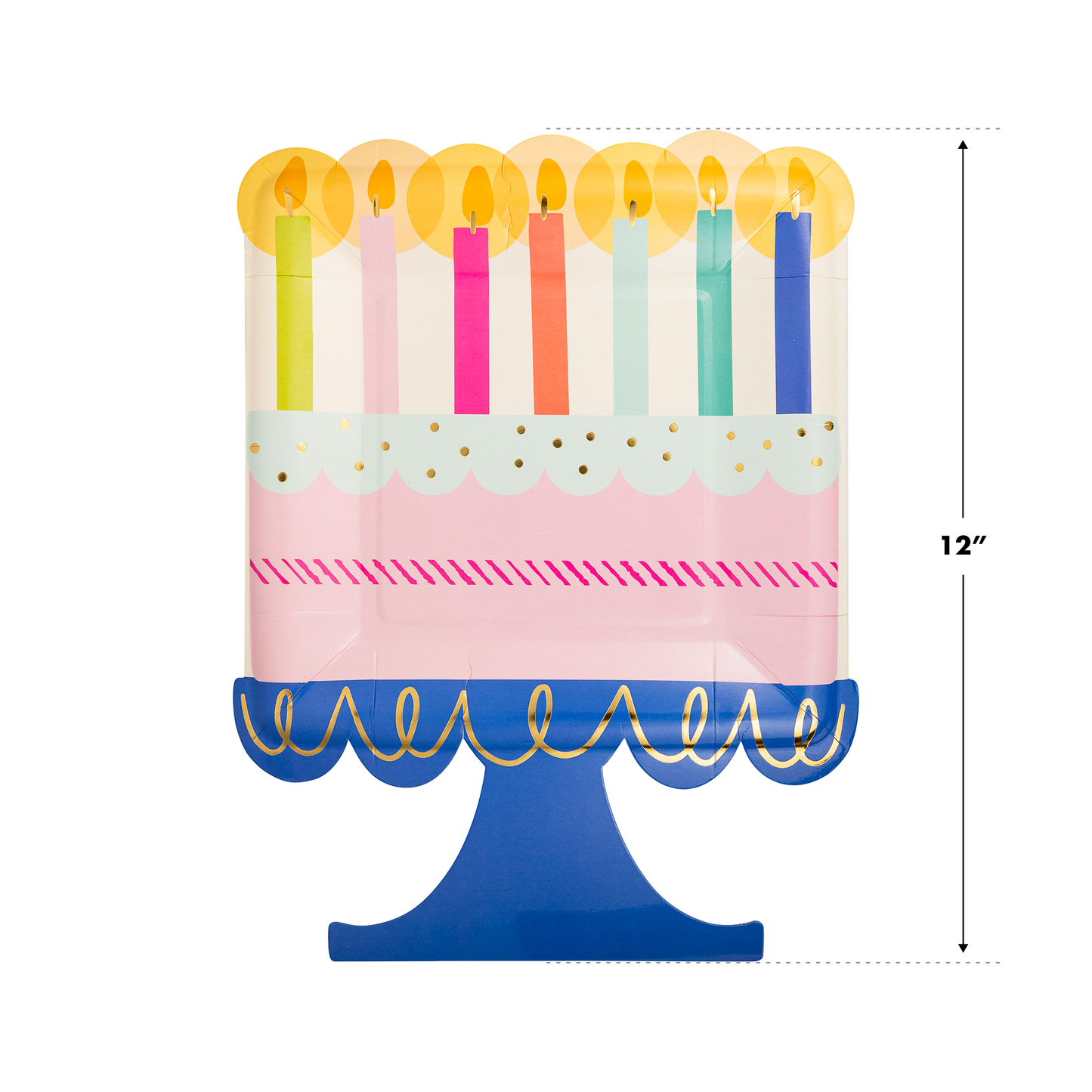 PLWIS41 - Cake Shaped Paper Plate