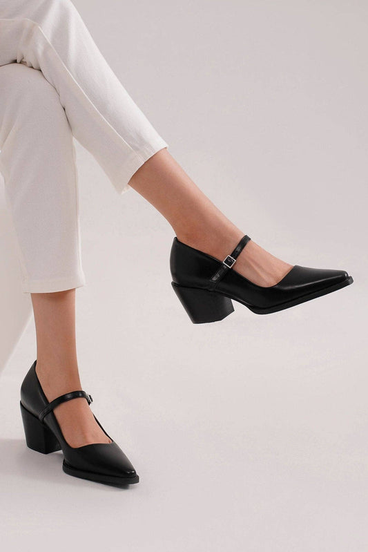 TESSA-07 Mary Jane Block Heels