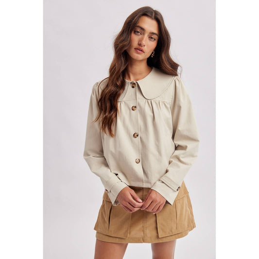 PETER PAN COLLARED JACKET / WL26-13038