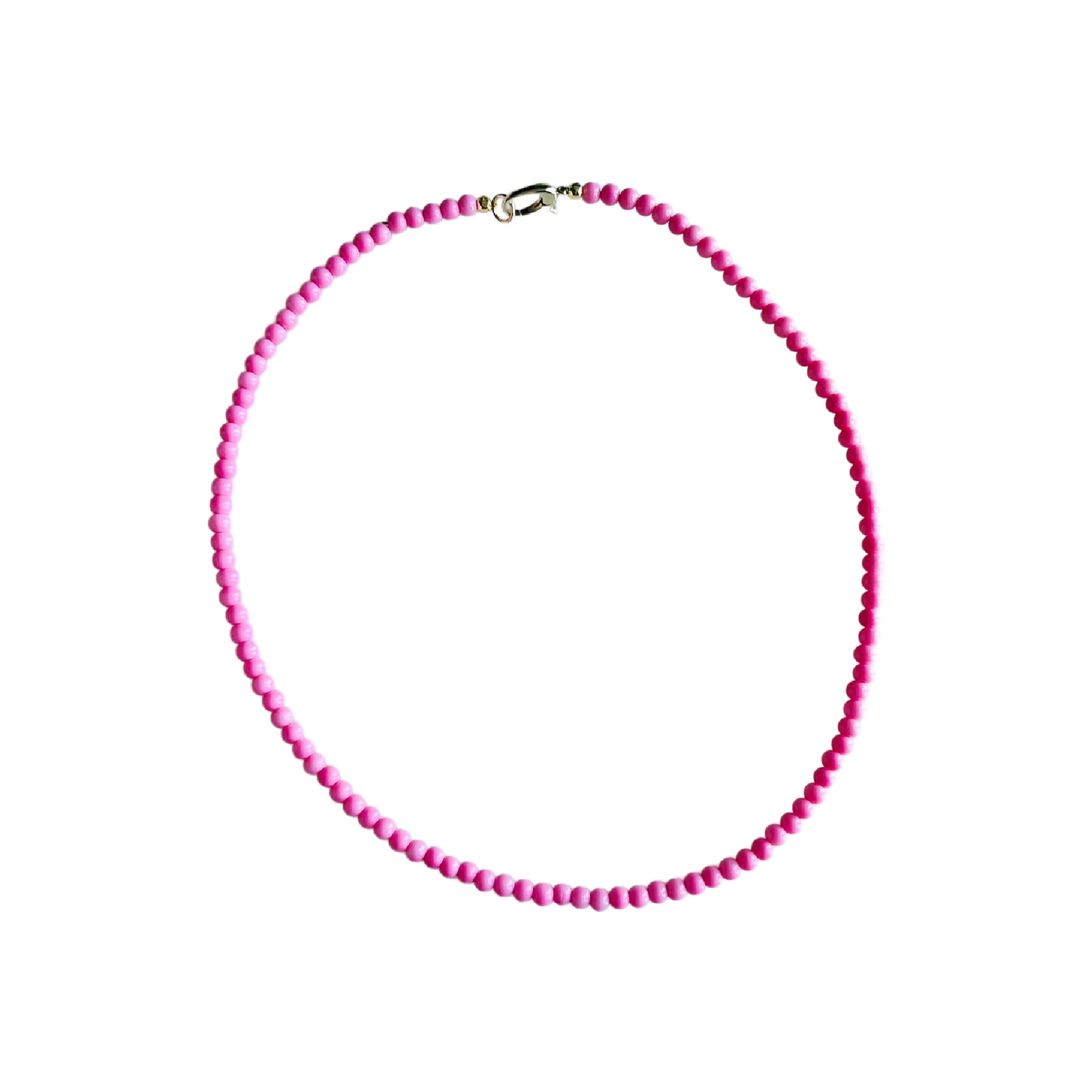 Dainty Gumball Gemstone Necklace