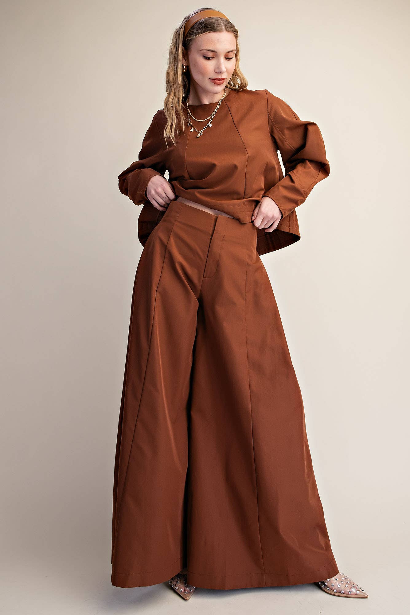 A-line Palazzo Pants