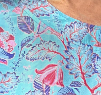 Margie Blouse Taj Blue