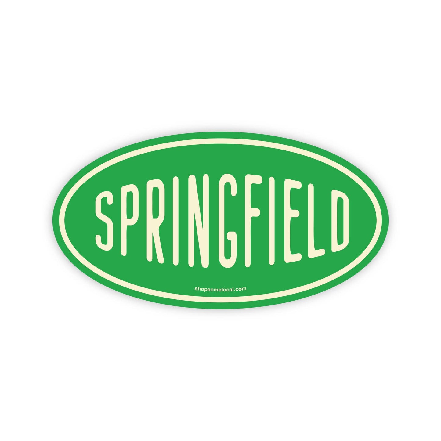 Vintage Oval Customizable Sticker