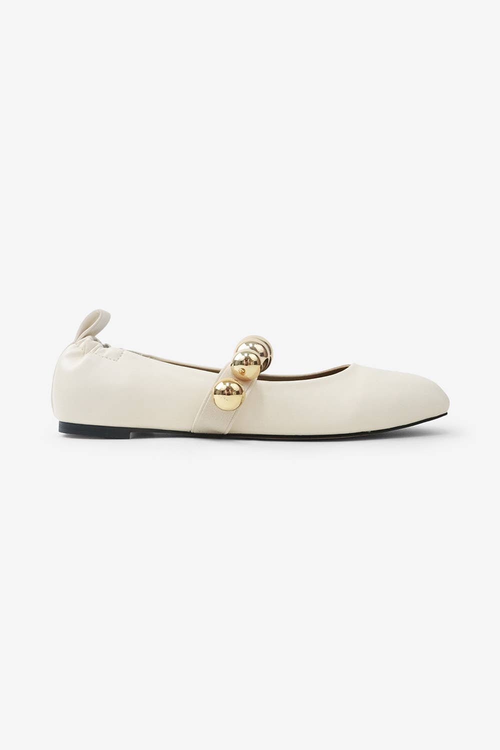 COLLEEN - FALL '25 Chic Ballet Flat with Gold Details