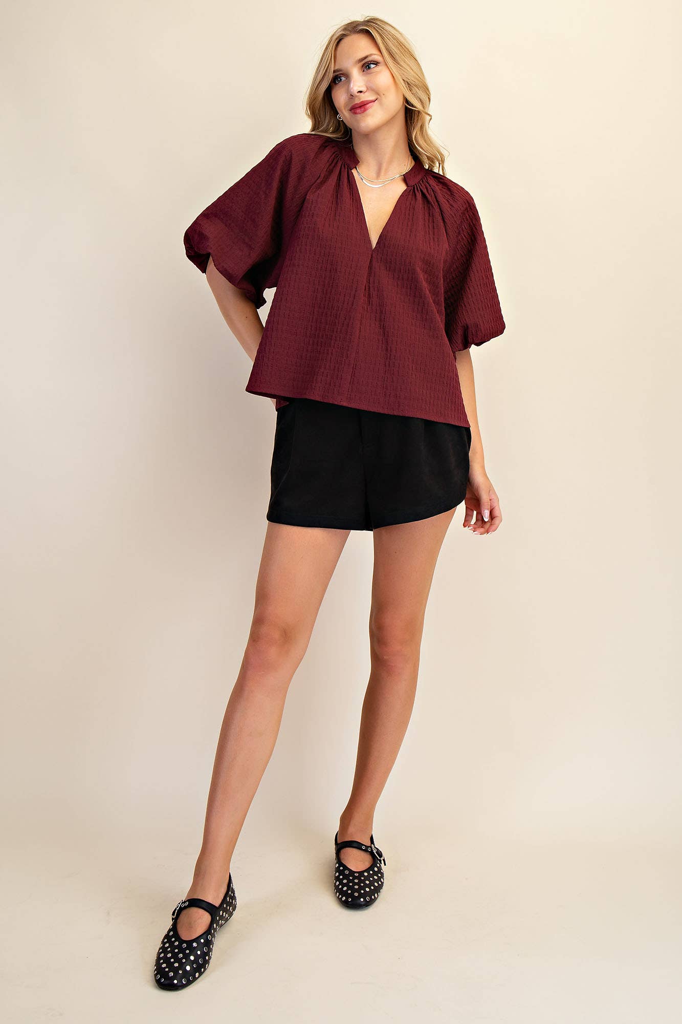 Puff-Sleeve Top
