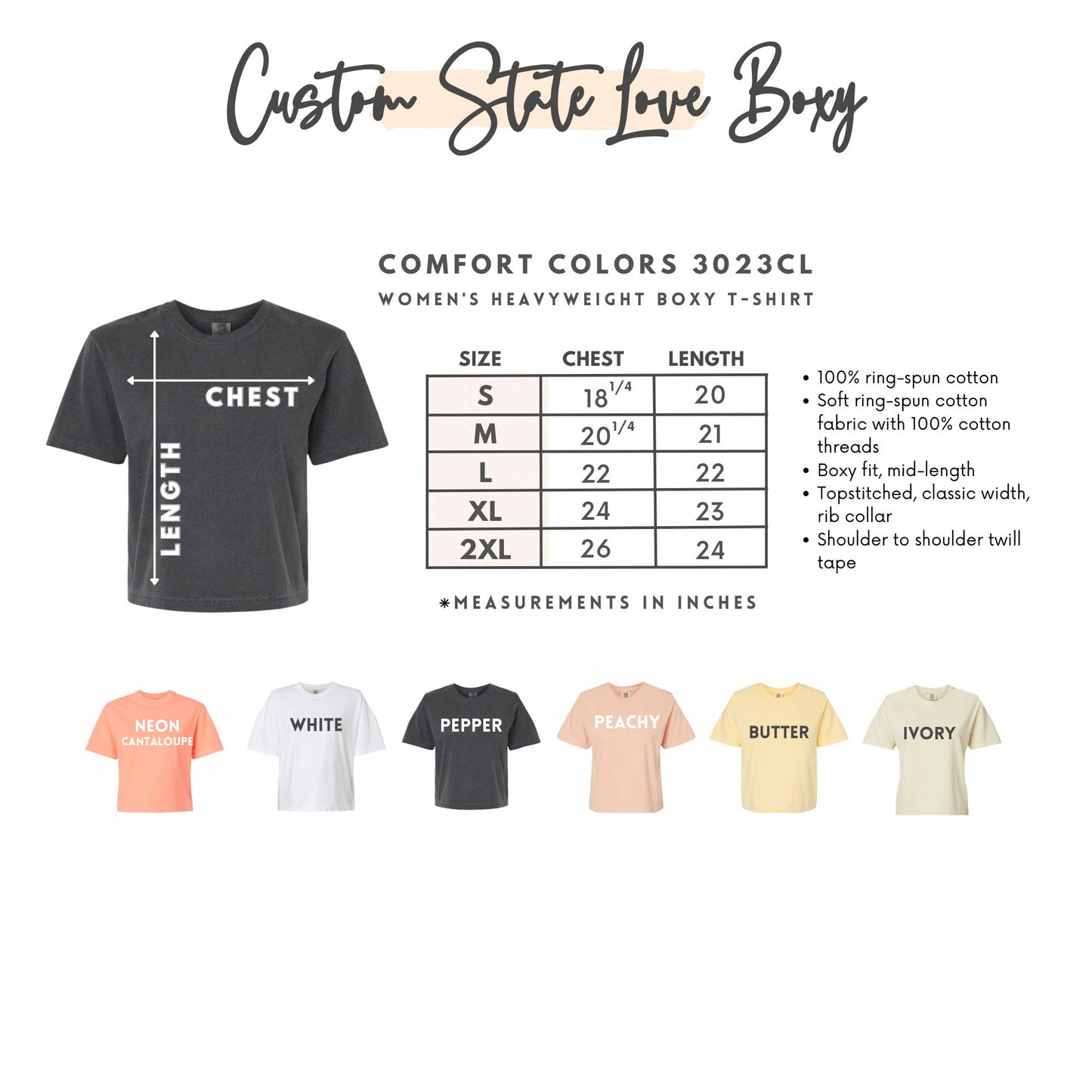 Custom #1 Fan™ State Love T-Shirt | State Tee | Texas Tee