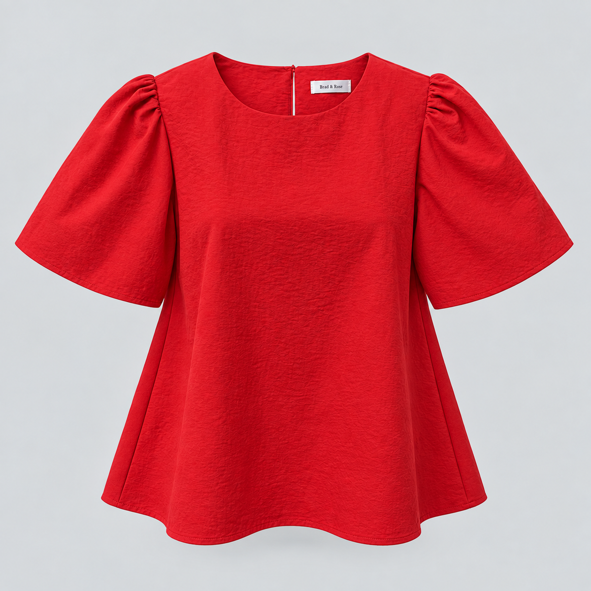 Sandy Premium Poplin Two-Piece Set – Hi-Lo Top & Wide-Leg Pants (#WT61041 & WP61042)