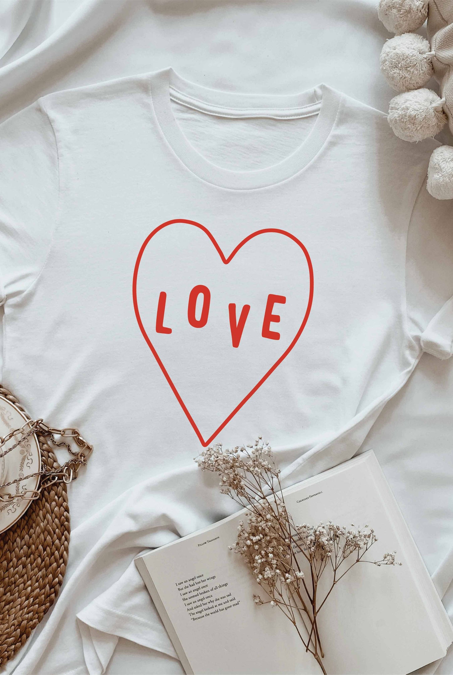 LOVE Graphic T-Shirt - Bohemian Style