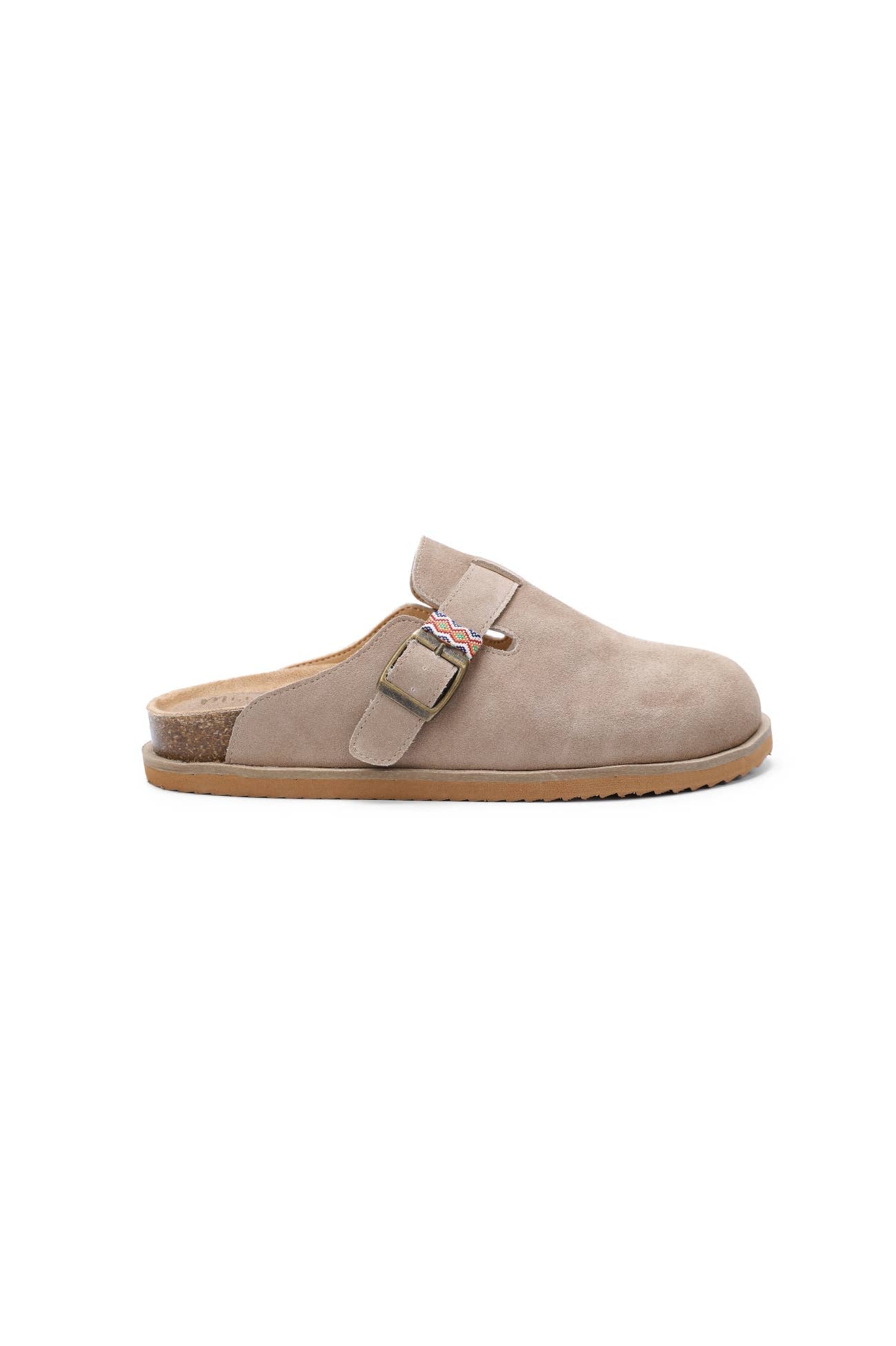 CAPRI BRAIDED LOOP DETAIL CLOSED-TOE CORK CLOG SANDADL
