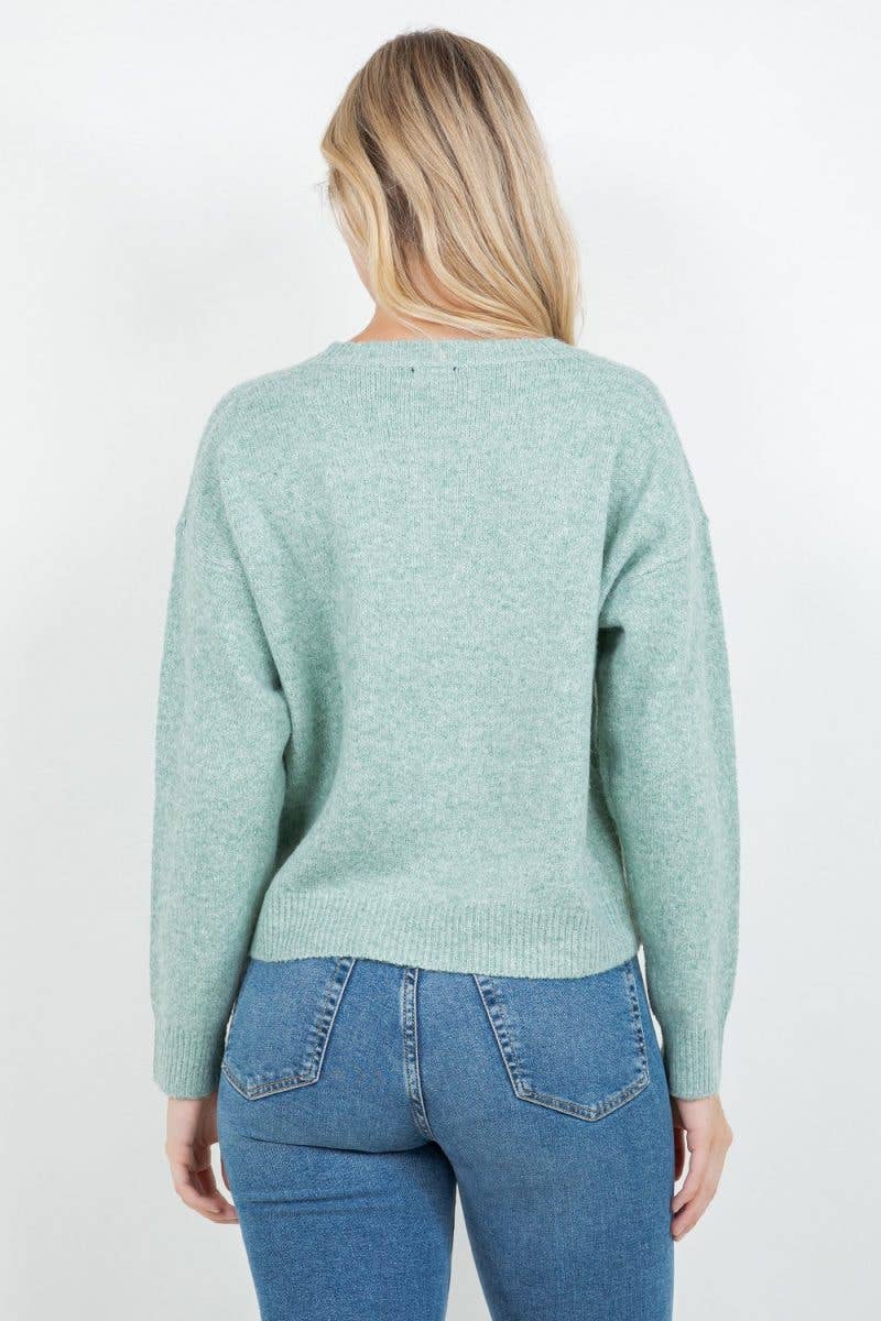 Frenchie Pup Knit Sweater