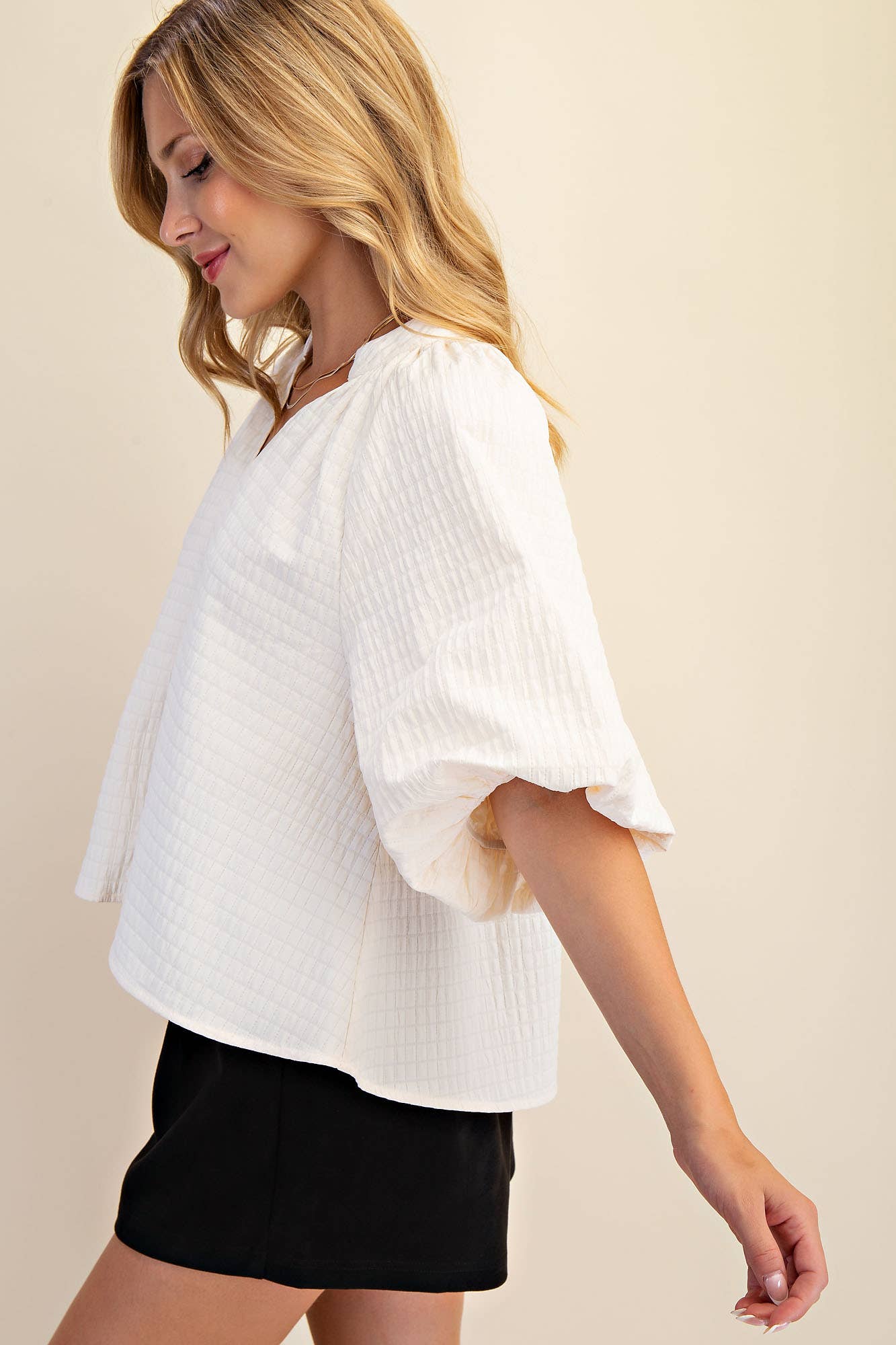 Puff-Sleeve Top