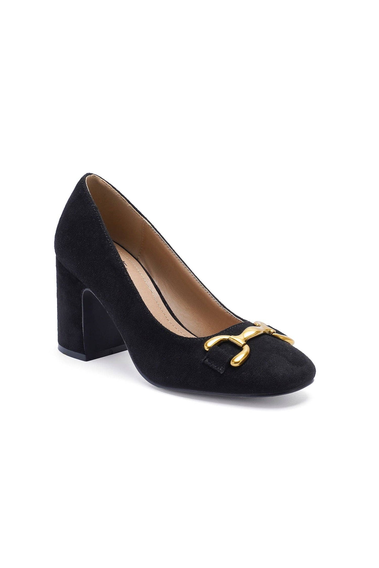 PALMER-05 Block Heel Pumps