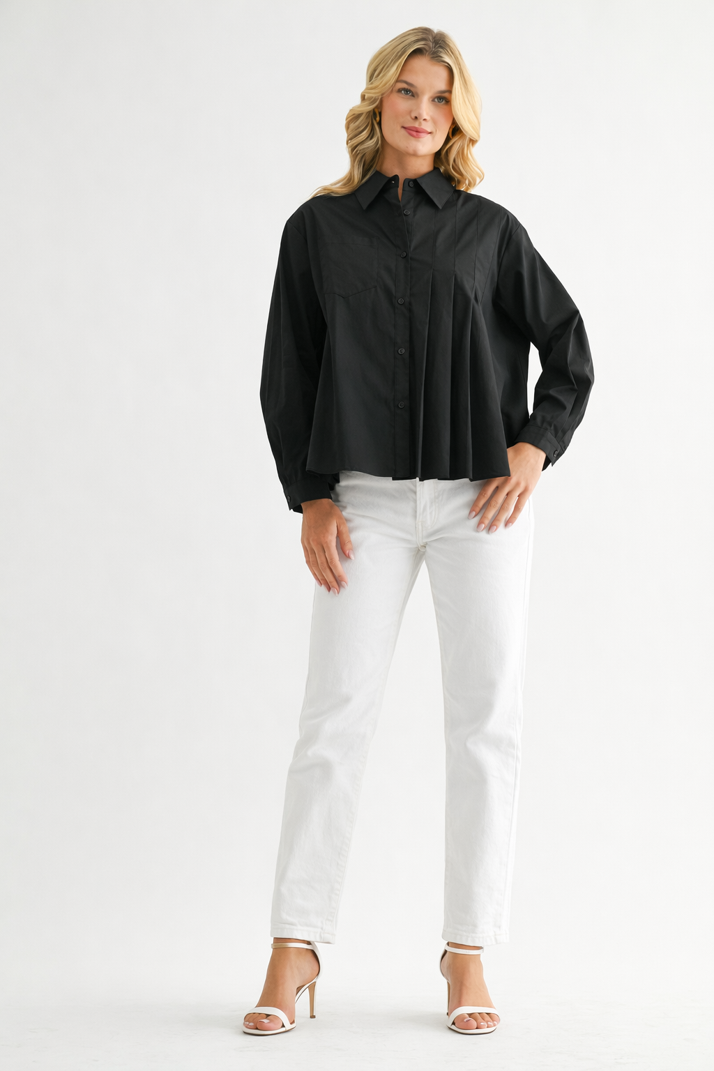 Josh Top with Pleating