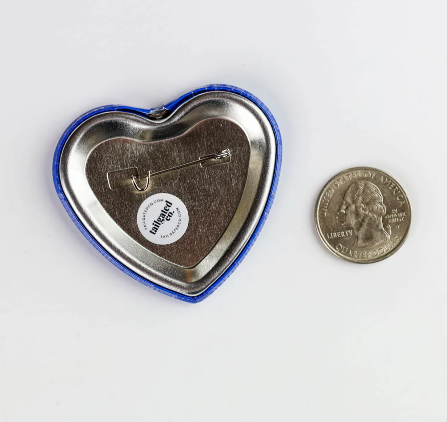 TEXAS TECH Heart Shaped Game Day Buttons