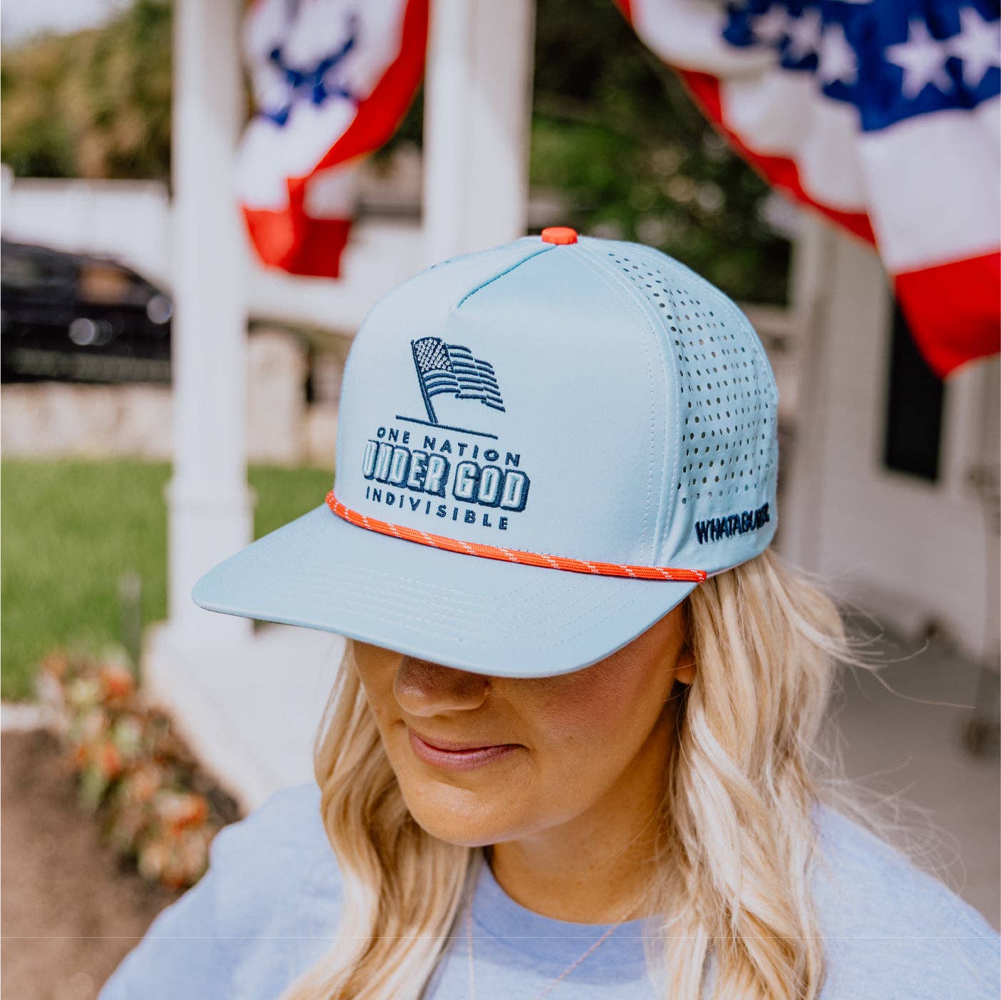 Light Blue One Nation Staunch Collection Hat