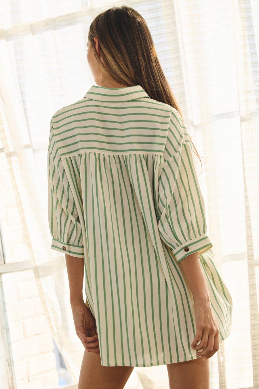 Relaxed Button-front Shirt