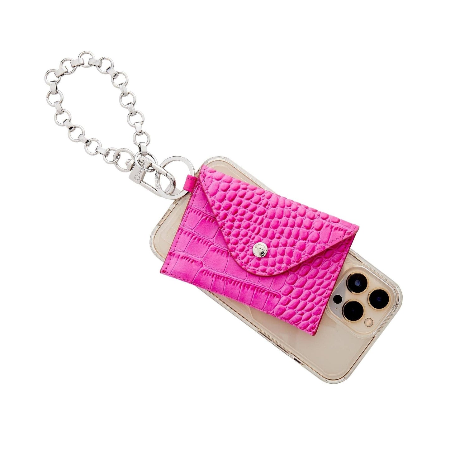 Phone Charm - Silver Chain Phone Wristlet