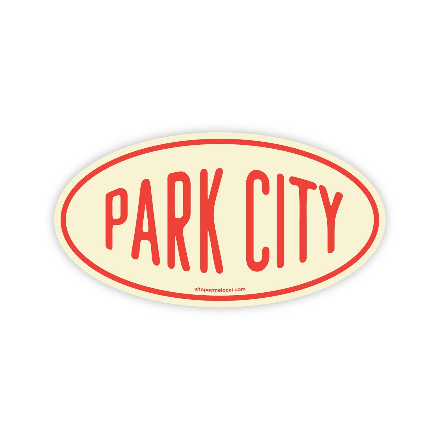 Vintage Oval Customizable Sticker