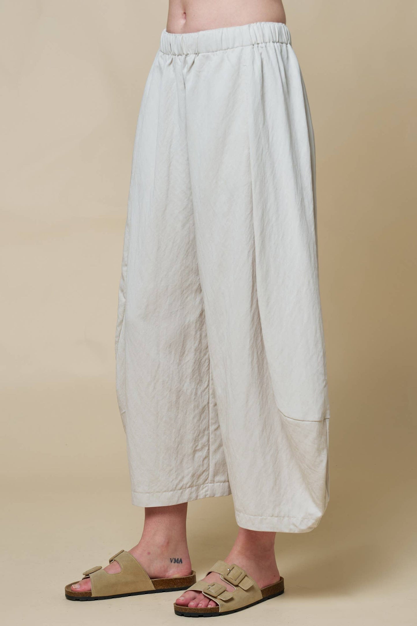 Elastic Waist Balloon Pants