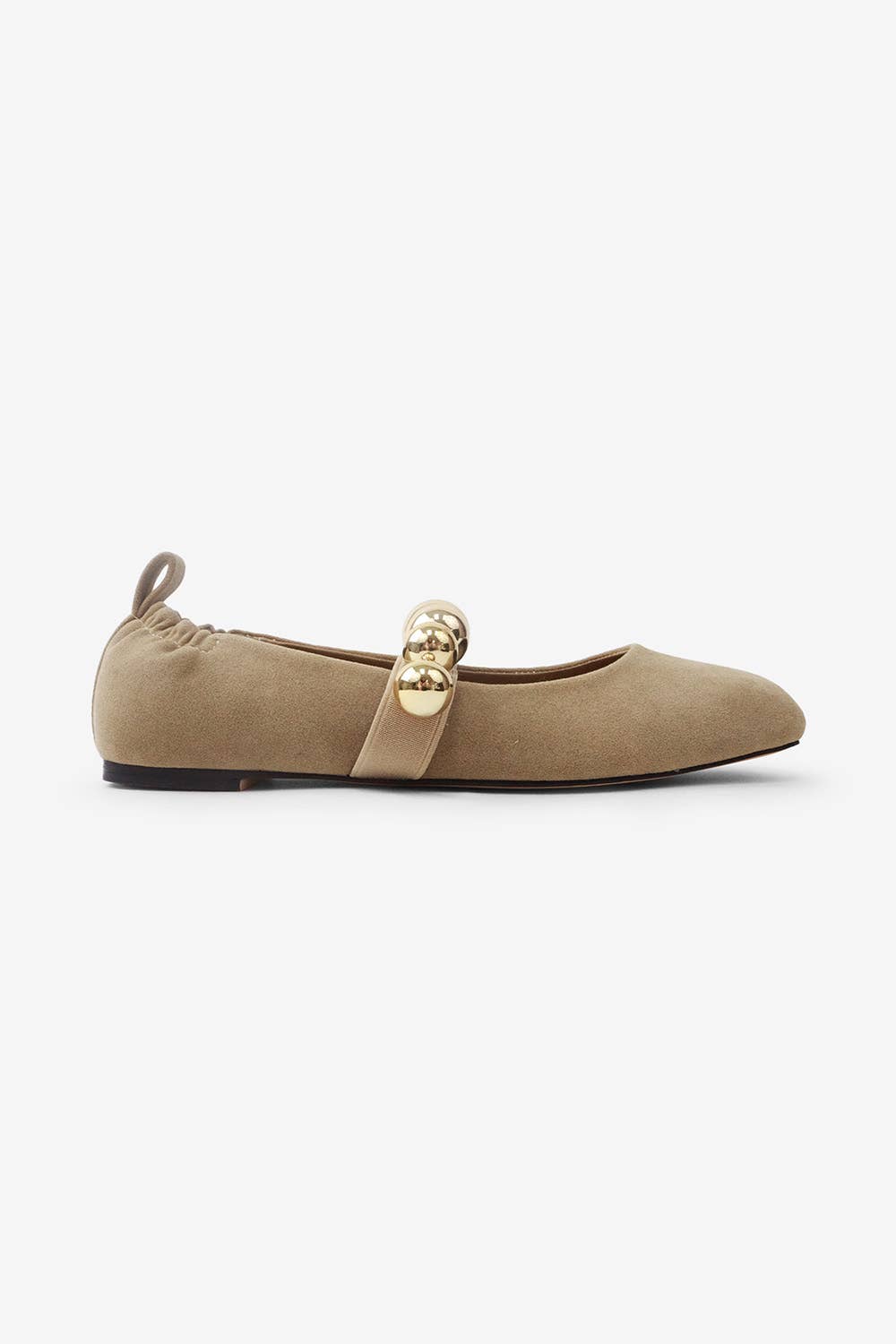 COLLEEN - FALL '25 Chic Ballet Flat with Gold Details