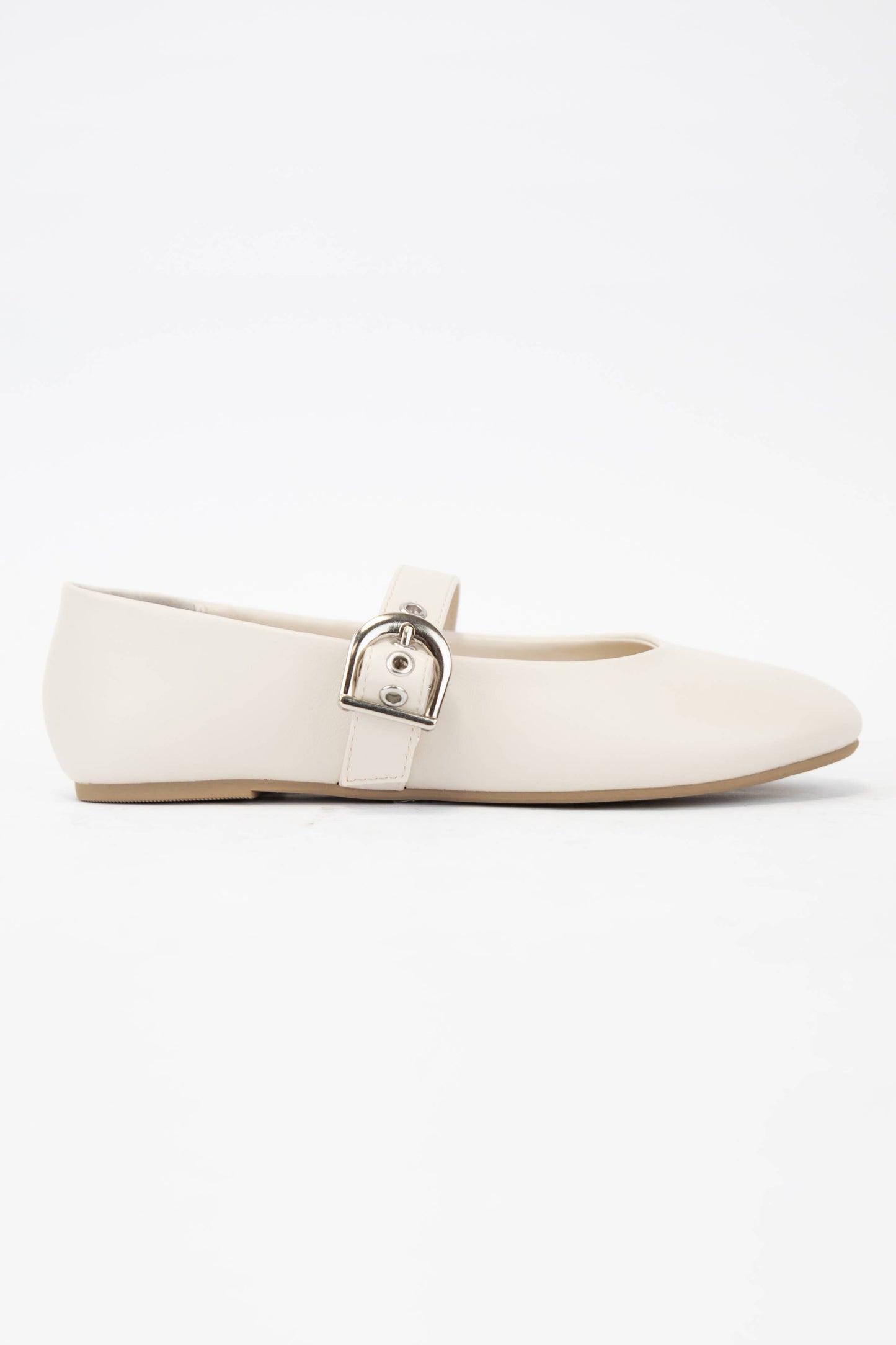 SEESAW ROUND TOE BUKKLED STRAP MARY JANE FLAT