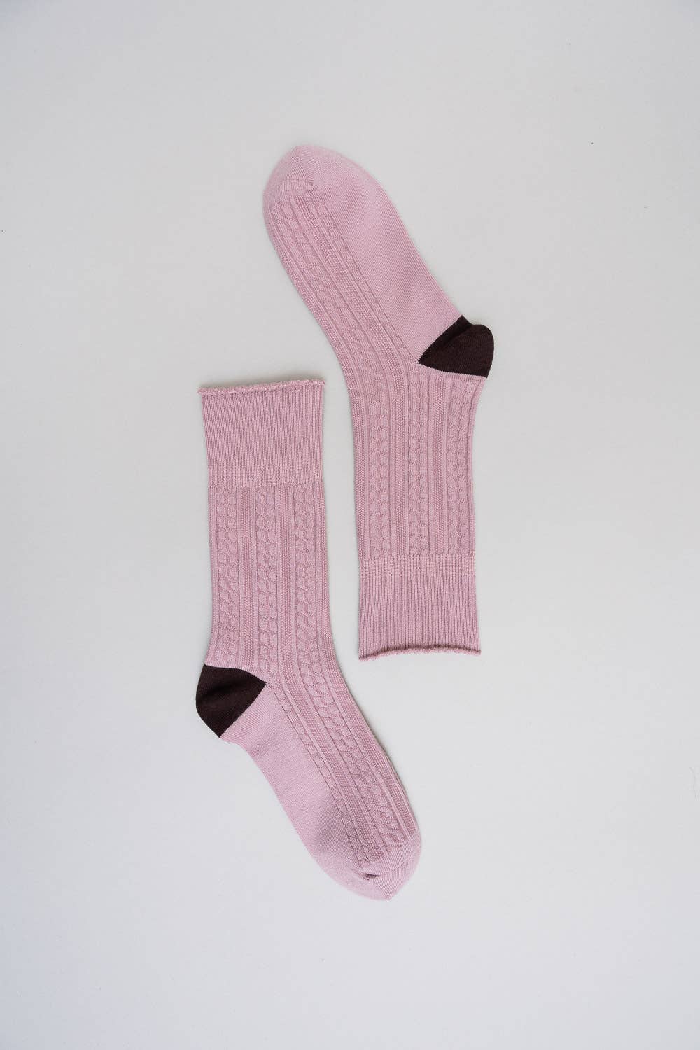 Scalloped Edge Socks - Retro Colors
