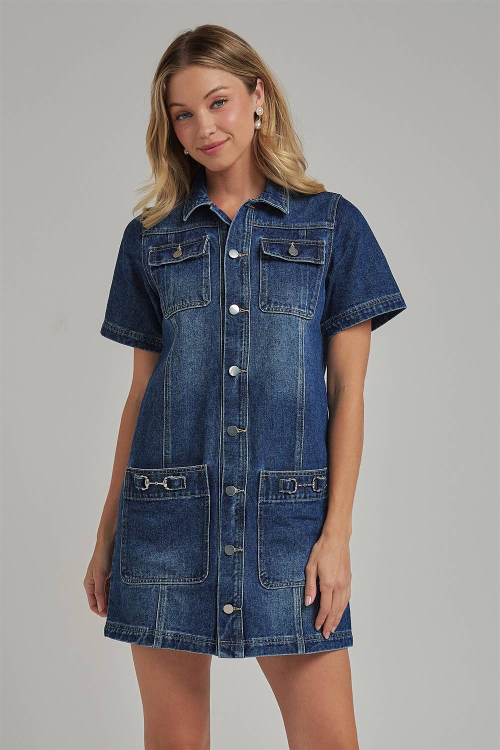 WESTERN DENIM MINI SHIRT DRESS_JLD60071-01