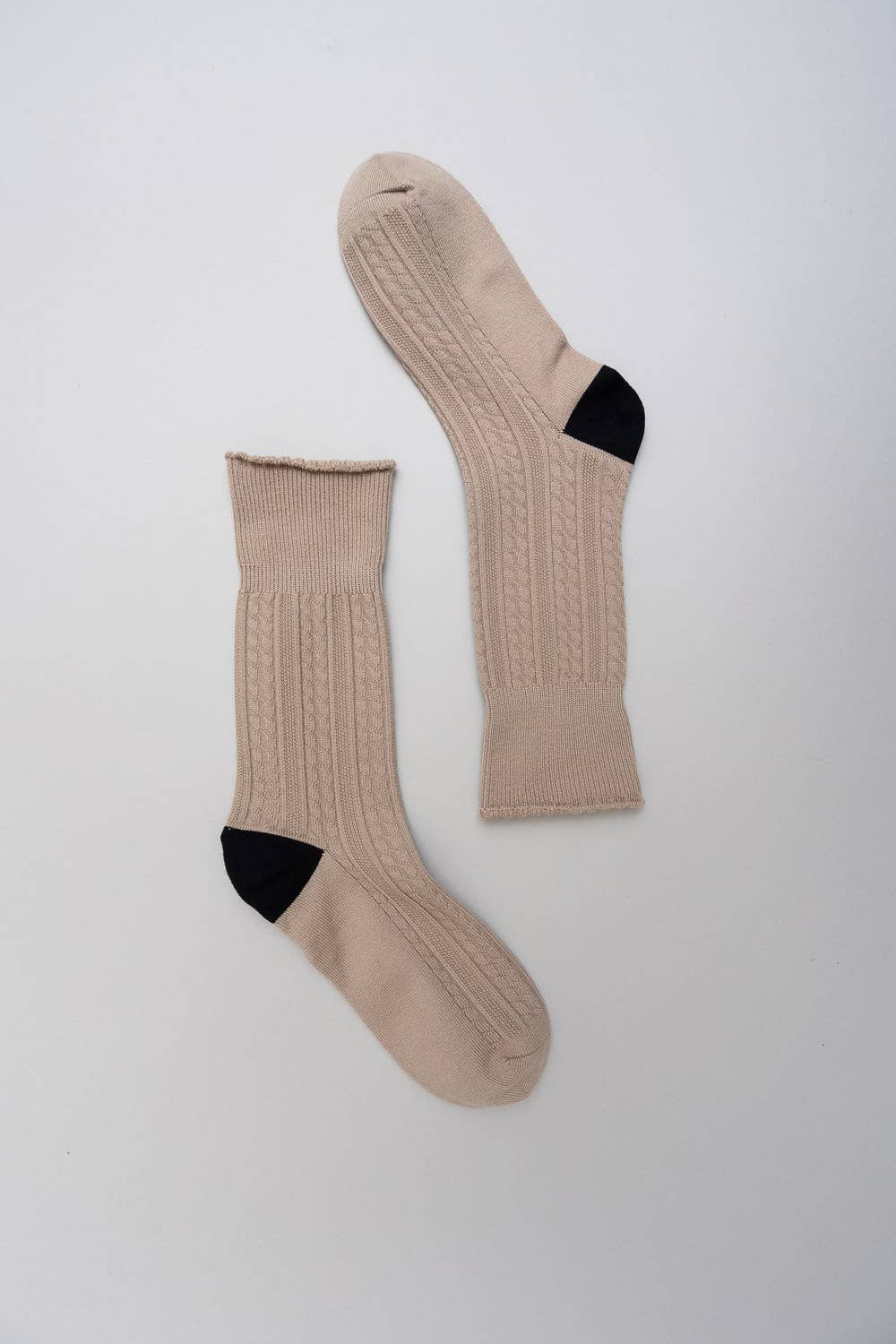 Scalloped Edge Socks - Retro Colors