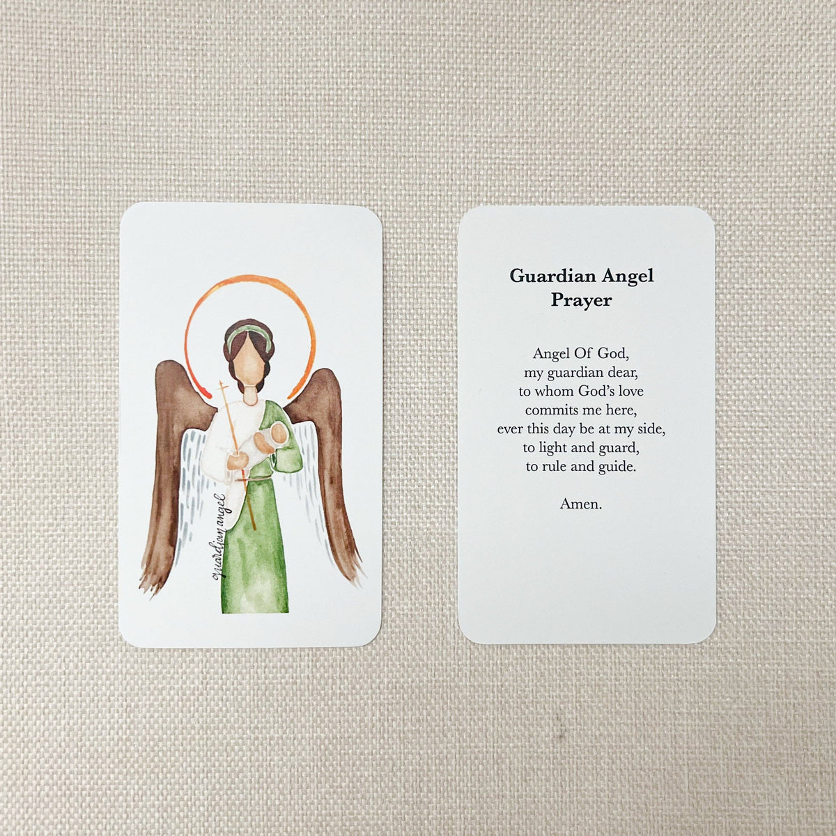 Guardian Angel Prayer Card