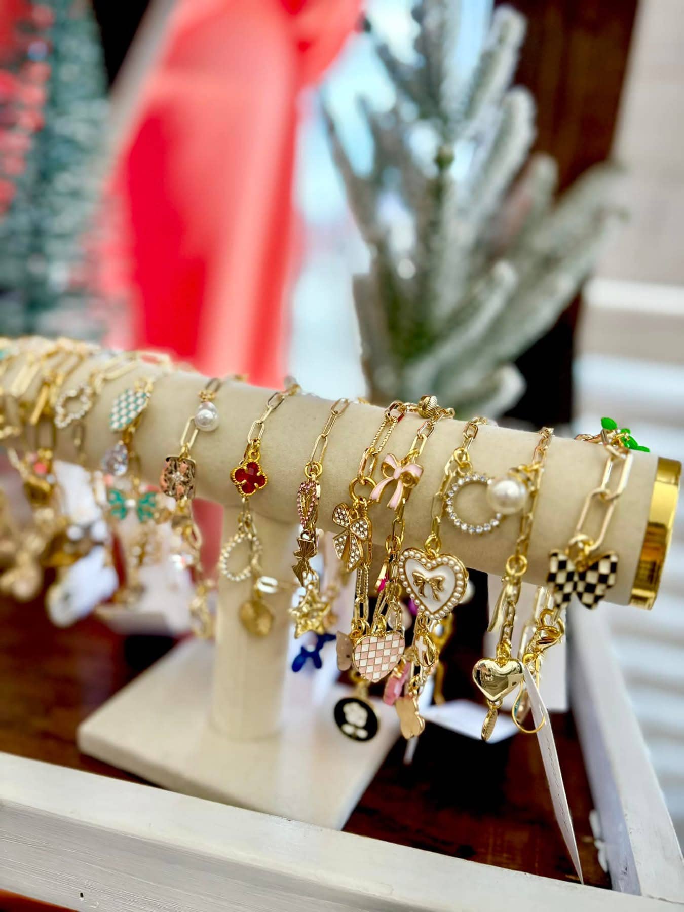 Trendy Gold Everyday Charm Bracelet