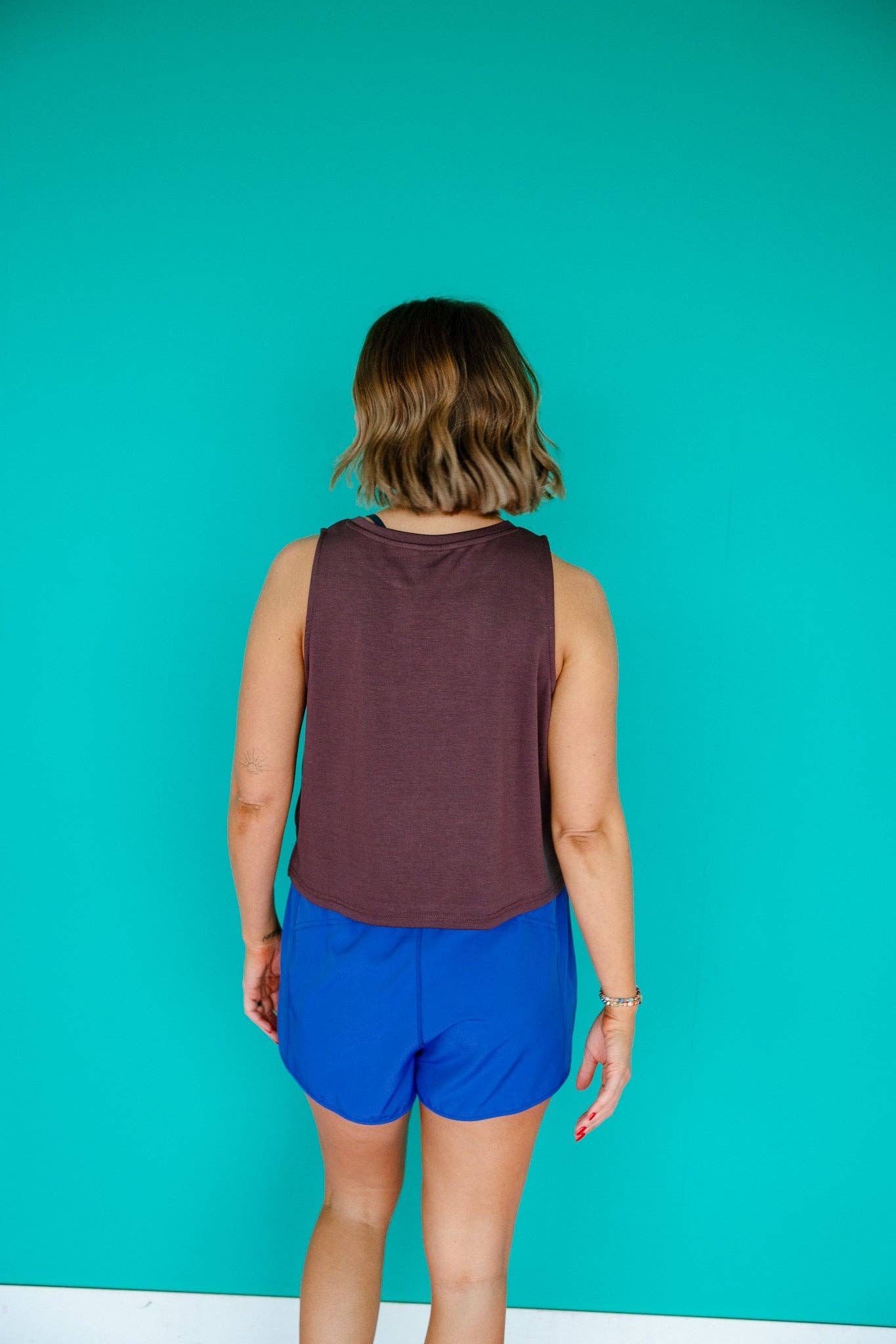 [Ellevate Basics] Crewneck Breeze Boxy Tank