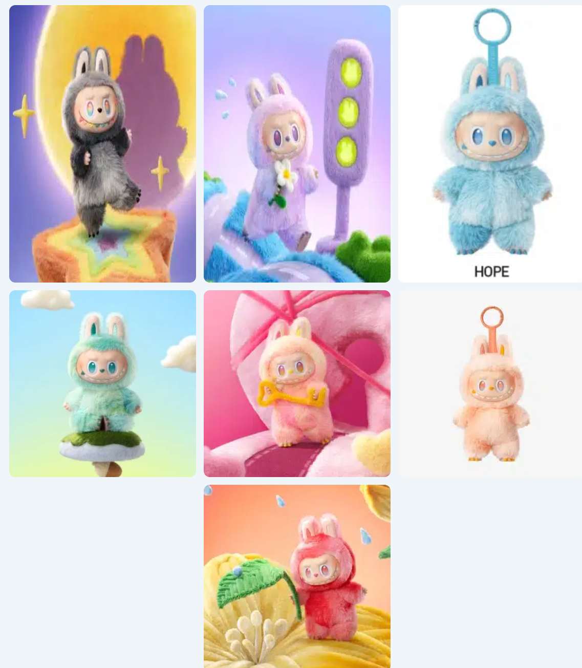 キーホルダー・アクリルキーホルダー LABUBU THE MONSTERS Big into Energy キーホルダー・アクリルキーホルダー LABUBU THE MONSTERS Big