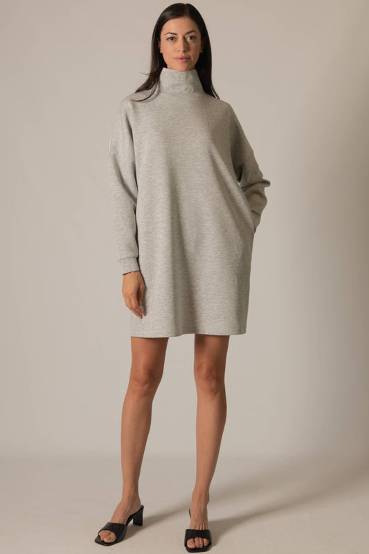 P. CILL Butter Modal Cowl Neck Dress