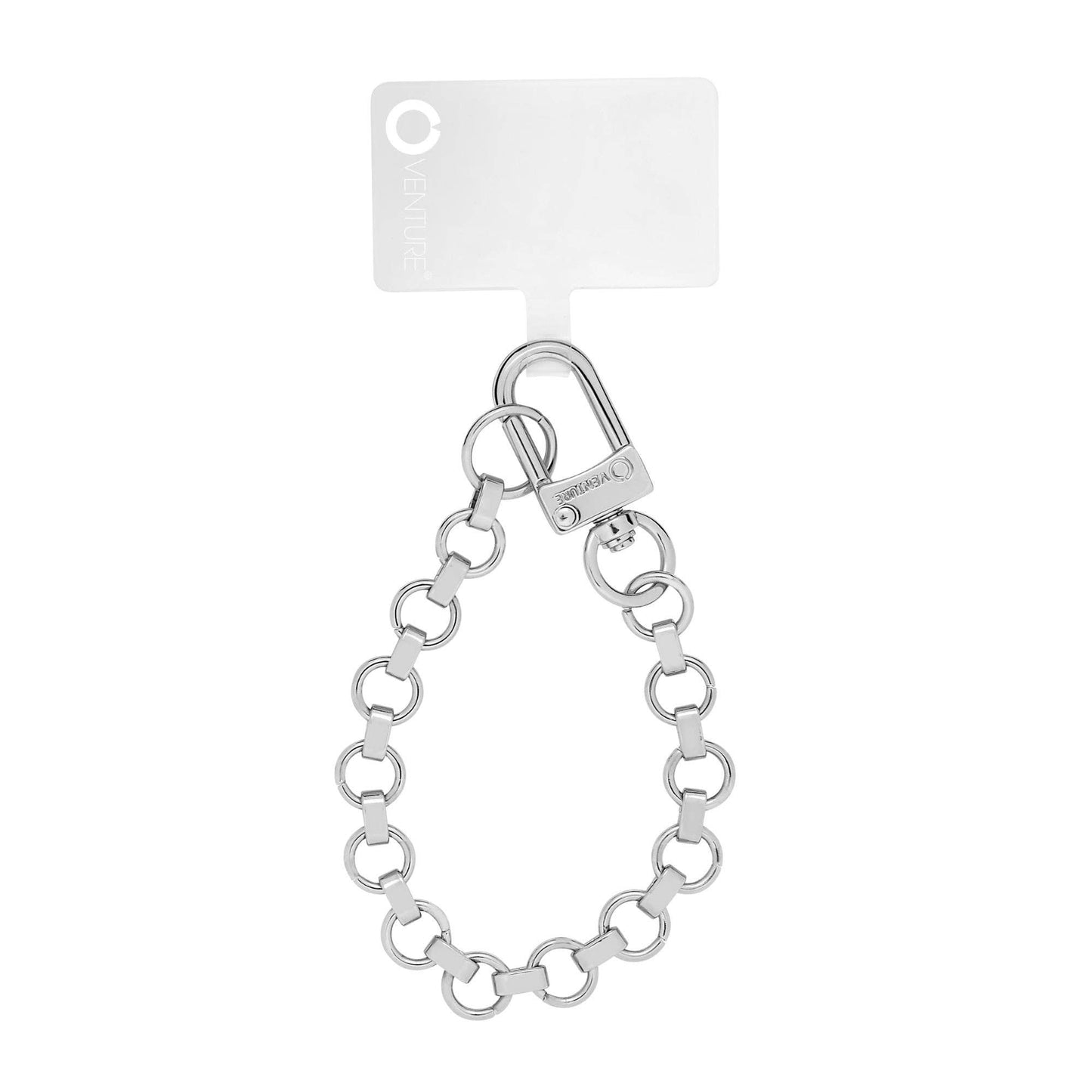 Phone Charm - Silver Chain Phone Wristlet