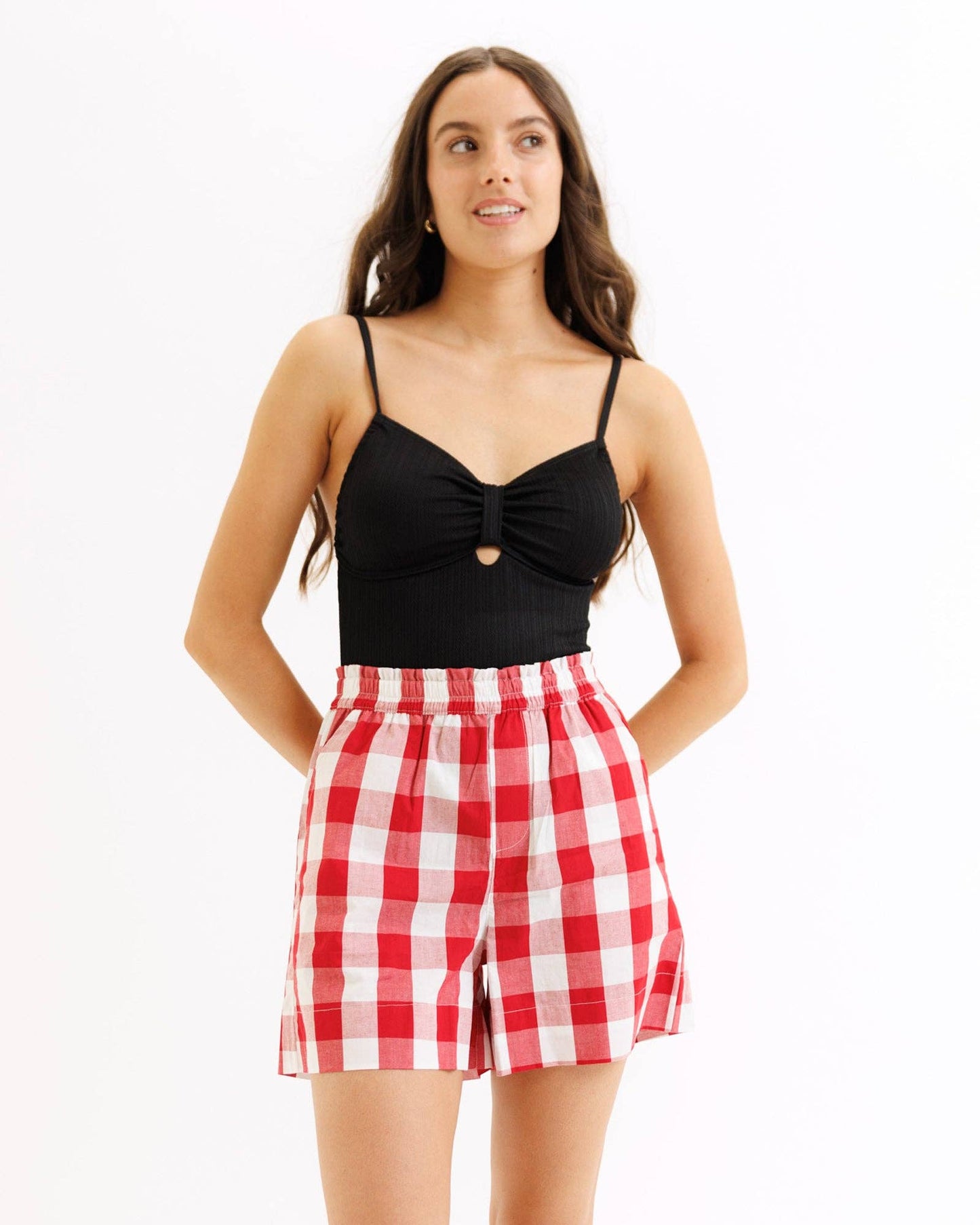 Summer Club Lounge Short in Plaid and Stripes