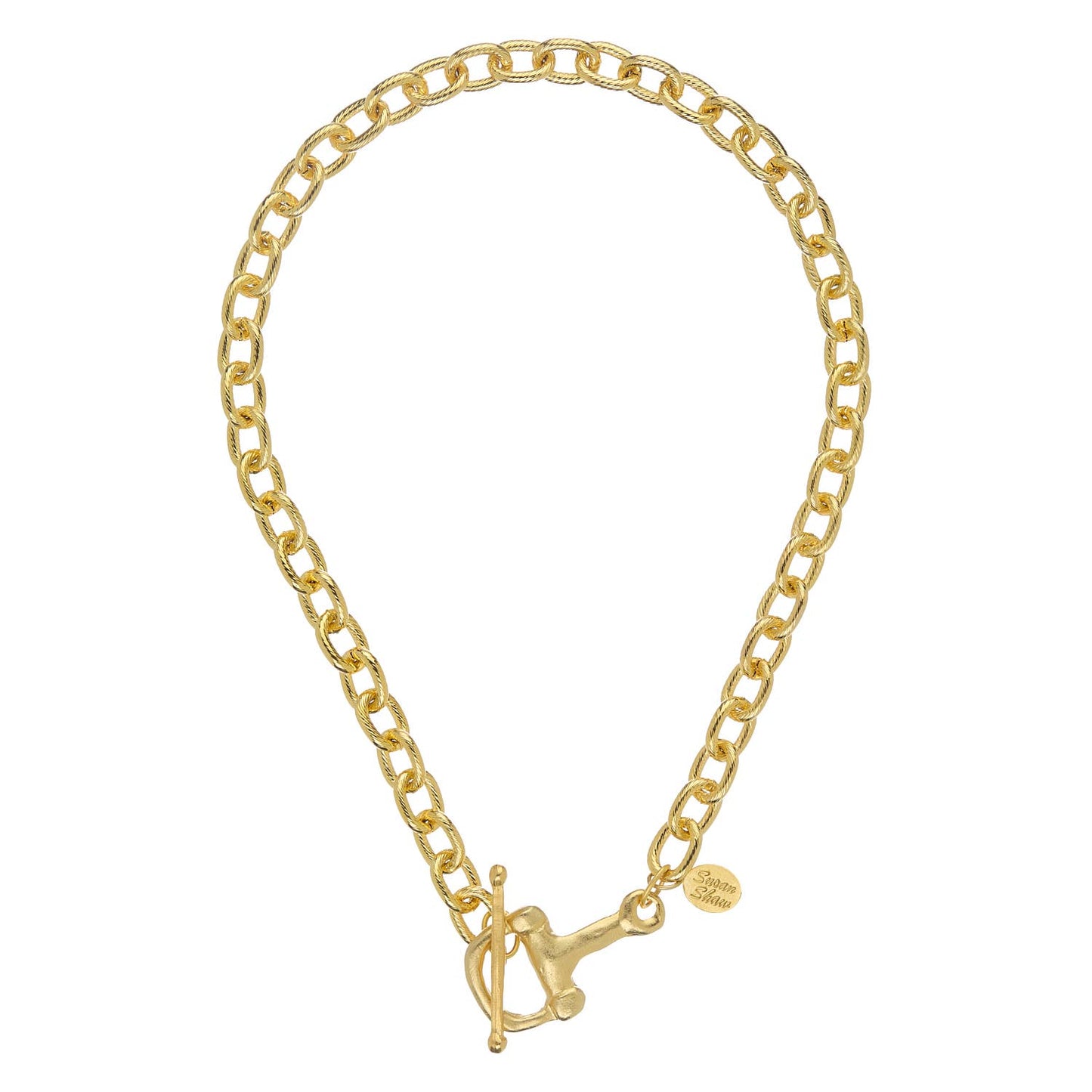 Gold Horse Bit Toggle - No Charm