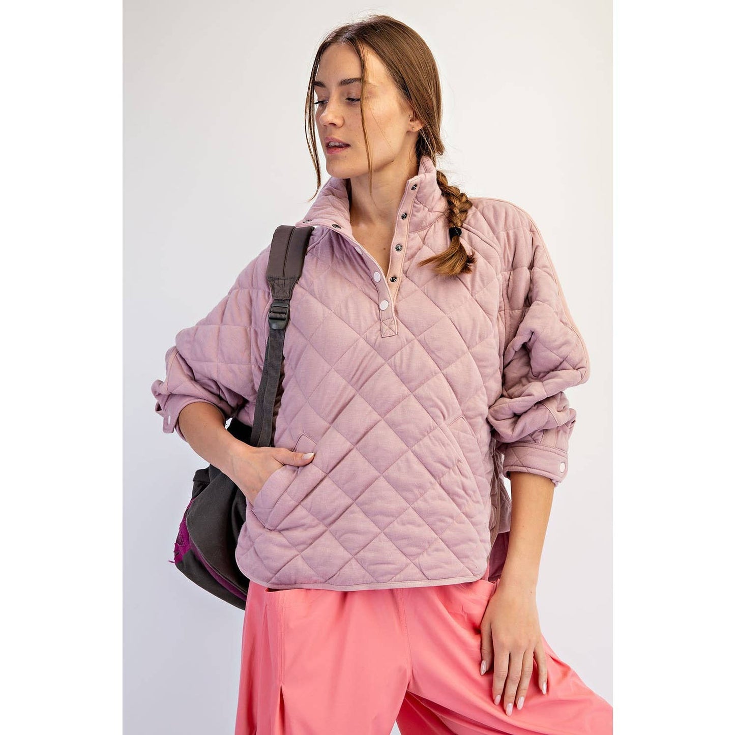 EVERYDAY QUILTED SNAP JACKET