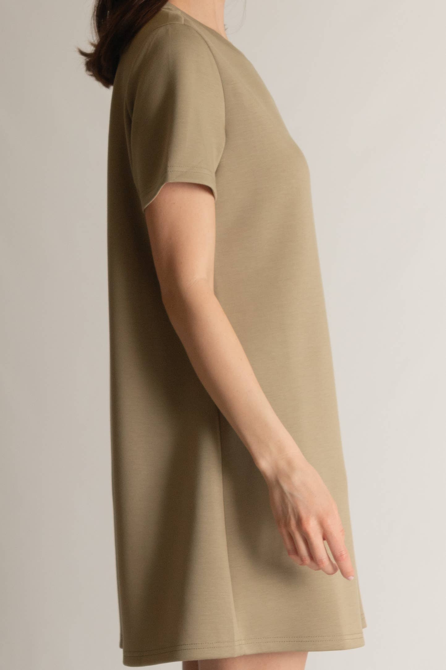 P. CILL Butter Modal Short Sleeve Dress