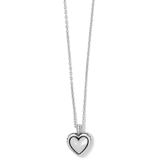 Pretty Tough Bold Heart Necklace